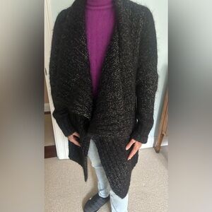 Eileen Fisher Black Cardigan Sweater